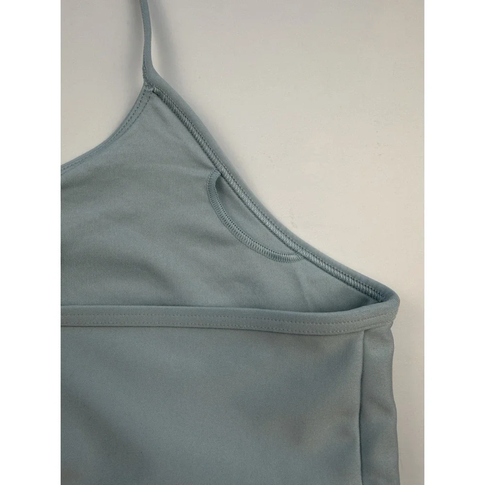 Alo Yoga Airlift Intrigue Bra - Blue/Gray - Women's Size Large - Gym Workout